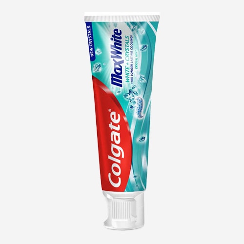 Colgate Max White Crystals tandpasta tube